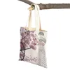 Boodschappentassen roze kersenbloemen reuzen wiel osaka ballon supermarkt shopper tas draagtas handtas mode cartoon dame