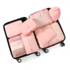 Storage Bags 8 Pieces High Quality Travel Bag Underwear Makeup Toiletries Organizer Clothes Luggage Packing Cube Suitcase Tidy Pouch