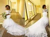 2017 Tulle Lace Black Girl South Africa South Africa Dresses Arabic Style Back Court Train Vestidos de Novia Robe De Mariage BR4531059