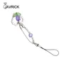 Nyckelringar Simple Pin Heart Flower Pendant Telefonband Bag Charm Key Decoration Chain