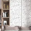 Terrazzo Contact Paper White Водонепроницаемая самостоятельная клейкая обои из рулона гранитная столешница для кожуры и стикер для кухни 240415