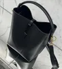 新しいデザイナーバッグ光沢のあるレザーバケットバッグショルダーバッグ女性バッグクロスボディトート2インチミニ財布高品質のluxurysハンドバッグ
