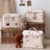 Bolsas de fraldas de estilo coreano mamãe saco de bebê mamãe saco de refrigerador saco de isolamento térmico Bolsa de fraldas para fraldas para organizador de carrinho L410