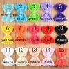 Decorative Flowers 30PCS 12CM Hair Rose Chiffon Bow For Kid Headband DIY Craft Can Choose Colors(HMB-16)