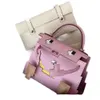 Designer boneca picto saco de luxo saco crossbody saco totalmente artesanal bolsa de boneca fofa boneca de boneca de boneca de maquiagem de maquiagem original Epsom couro espelhado artesanal costura feita 2024