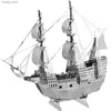 الألغاز ثلاثية الأبعاد Mayflower 3D DIY Metal Jigsaw Puzzle Creative Childrens Educations Toys Y240415