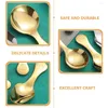 أكواب 2 PCS Ice Cream Scoop Mini Spoon Spoon Child Child Stainless Steel