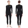 Abito da immersione professionale femminile a prova fredda mooprene pantaloni top a divisione abiti da donna spessa muta surf per nuoto.