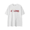 CE New Chest Logo Lettre à manches courtes Simple Casual Casual polyvalent pour hommes et femmes T-shirt Top Summer S-XL