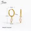 Boucles d'oreilles cerceaux joolim bijoux de haute qualité PVD en gros