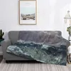Decken Gustave Courbet Decke Plüsch die ganze Saison Die Welle 1867 süßer Ultra-Soft-Wurf für Büro-Couch-Bettwäsche