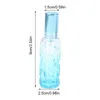 Förvaringsflaskor 14 ml färgade glas bärbara påfyllningsbara parfymflaskor kosmetisk behållare tom spray atomizer rese sub-flaskprov