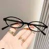 Lunettes de soleil Small Small Frame Ovale Reading Lunes Anti Blue Light Ultra Lightwear Eyewear confortable Presbye haute définition