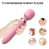 Exvoid Silicone Sexy Shop Vibrators For Woman AV Stick kraftfull magisk trollstav G-Spot Massager Dildo Vibrator Sexiga leksaker för kvinnor