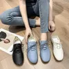 Zapatos informales 2024 Fashion Fall Ladies Flat Boters Retro Bombes Black Women's Vulcanized Gran tamaño