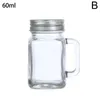 Bouteilles d'eau 40 ml / 60 ml / 120 ml Jar Mason pour confiture et miel Portable Féche de lait Bouteille de lait avec couvercle verres de bar F5J8
