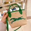 2024 Paris Spring Summer Mini Tote Raffias Women torebka Straw Grass Crossbody Bag marka torby kubełkowe kobiety na ramię luksusowa torba posłańca