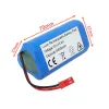 Temizleyiciler% 100 yeni pil 12 V 6800 MAH LIION BATIJ 12.6 V Voor Chuwi ILIFE V1 V3 X3 V3 V5 X5 V5S CW310 ECOVACS CEN250 PANDA BTG90