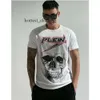 Philipe Plein T-shirts Designer de marca Rhinestone Skull Men t Camisetas clássicas de alta qualidade Hip Hop Streetwear Casual 8923 392