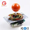 ألعاب Sanwa Jlftp8yt Orange Ball Top Handle Arcade Arcade 48 Way Topable ، Part Fight Stick Part (بطولة Mad Catz SF4)