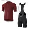 Set di maglia ciclistica set santici set di ciclismo estivo pezzetto per ciclismo cortometraggi MTB Maglie estate Sport Cycling Bike Short Bike Jersey L48