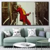 The Joker Movie Poster Wall Art Canvas Impress Joaquin Phoenix Pintura de pared clásica para sala de estar Decoración del hogar Cuadros