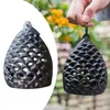 Ljusstakar ljusstake pinecone formade hållare gjutjärn för hemträdgårdsdekor