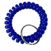 Bracelet Telefoonlijn Key Ring Despositie Nummer Kaartring Plastic Spring Bracelet Keychain