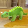 Fyllda plyschdjur Cartoon Red Animal Dinosaur Plush Toys Mjuk fyllda dockor Plush Green Dinosaur Toys Boy Children Kids Dolls Christmas Gift L47