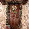 Fiori decorativi Decorazioni natalizie Halloween Witch Ghive Deals Branches Berries Red Pinecones Door per Front Outside Fall