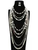 Eleganti Accessori femminili per la cottura per la collana lunga per perle artificiali di alta qualità per la moda della sposa 229t1361962