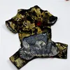 Chemise de vêtements pour chiens chiot de combinaison petits vêtements chat yorkshire terrier pomeranian shih tzu maltais bichon poodle schnauzer vêtements