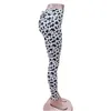 Perzikhoge high taille yoga voor dames snel drogen sporten strakke broek F41536