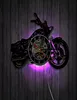 1PEECE MOTORCYCLE VINYL ROCK WALL CLOCK MOTORCYCLE ART DECE Время часы мотоцикл настенный декор подарок для мотоцикла Rider9368257