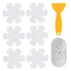 Bath Mats Bathroom Safety Stickers Non Slip Shower Decals Glow In The Dark Flower Shape Decor Bathrooms Accessories