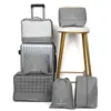 Opbergtassen 7 PCS Compressie Travelaccessoires Bagage Packing Organisatoren Bubben koffers wassen