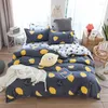 Beddengoed stelt studenten Family Set 4 pc's dekbedoverkapping bedblad met kussenslopen quilt-cover 2024