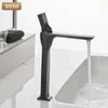 Bathroom Sink Faucets XOXO Basin Faucet Retro Black Taps Single Handle Hole Deck Vintage Wash Cold Mixer Tep 20075-1