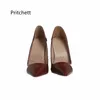 Chaussures habillées Femme Patent Leather High Heels Stiletto Pompes pointues Toe Toe Femme Classic Work Tour 8/10 / 12cm