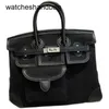 Women Designer Bag Genuine Leather 7A Handswen Brand Handbag black button5TXH