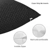 Подушка черная лентная ткань текстура абстрактно бросить декоративные подушки для крышки