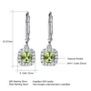 Dangle Ohrringe Umcho 925 Sterling Silber für Frauen Natural Peridot Langes Markenmarke Fine Schmuck Engagement Geschenk