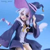 Action Toy Figures 21cm vandrande häxa resan för Elaina Fly to the Sky Anime Figure Kawaii PVC Model Doll Peripherals Figures Manga Gift Toy Y240415