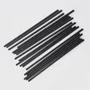 Coppe usa e getta cannucce 500pcs che bevono 130 mm black long flessibile per feste di matrimonio flessibile Accessori da cucina in plastica