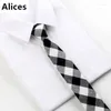 Boy ties bottine cotone coreano plaid 6cm maschile maschile college giapponese vento harajuku stile uniforme cravatta femminile factory all'ingrosso
