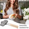 PANS CAMPFIRE Sandwich Maker Portable verwijderbaar elektrisch met houten handgreep indoor grill keuken