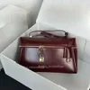 Moda 5A Bag de designer de luxo Brand Brand Extra Burse Leather Glosy Abertura para mulheres Crossbody Metal Lock Fuckle Bags