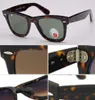 Classic da uomo polarizzato da uomo da 50 mm Occhiali da sole Acetato quadrato quadrato di vetro lenti da sole Uv400 I bicchieri da sole includono leat4955673 nero o marrone 4955673