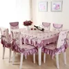 Table Cloth Floral Tablecloth Pastoral Dinner Fresh Style Cover Decoration Rectangular Cotton Line F6