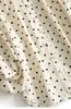 Camicette da donna camicia in chiffon estate dot dot vintage a maniche corte sciolte